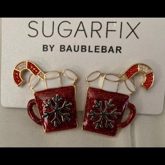 NWT BAUBLEBAR COCOA CUP EARRINGS - Picture 4 of 4